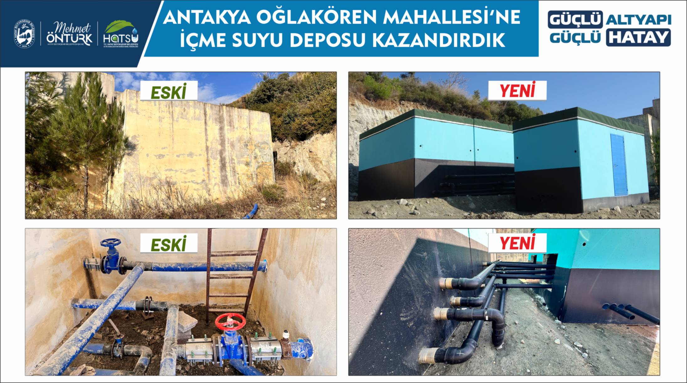 Antakya Oğlakören İçme Suyu Deposu