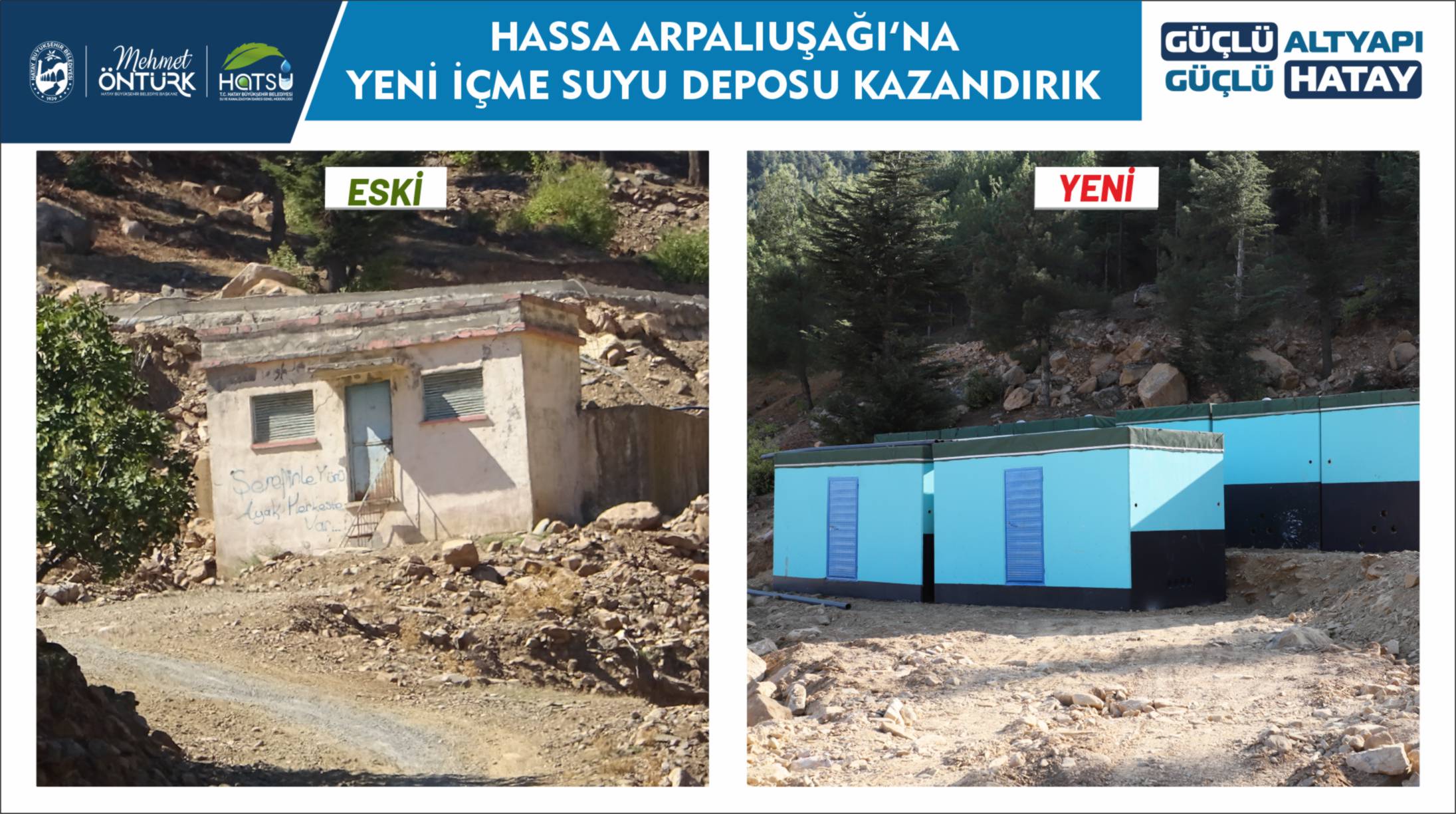 Hassa Arpalıuşağı Yeni İçme Suyu Deposu