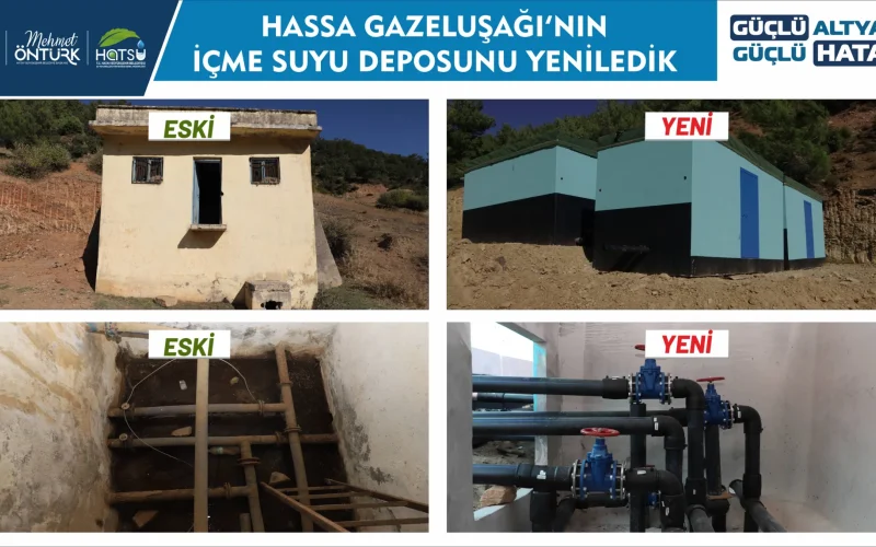 Hassa Gazeluşağı Prekast İçmesuyu Deposu