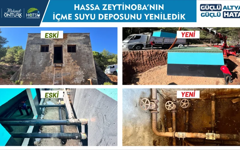 Hassa Zeytinoba Prekast İçmesuyu Deposu