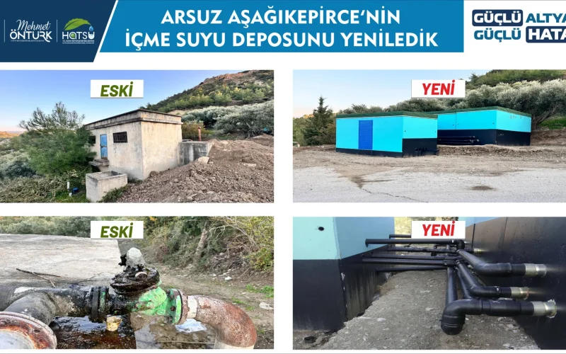 Arsuz Aşağıkepirce Prekast İçmesuyu Deposu