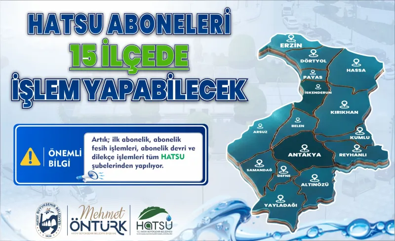 HATSU ABONELERİ ARTIK HER İLÇEDEN İŞLEM YAPABİLECEK
